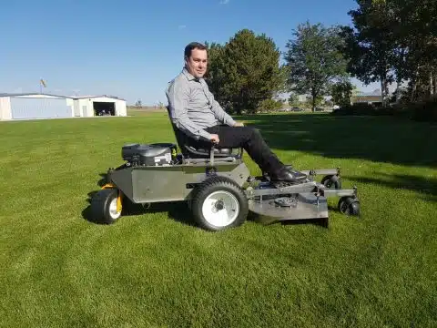 Sit On Mowers Matt With Prototype