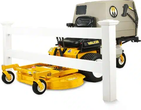 Industrial Lawn Mowers Reach T25I Fence