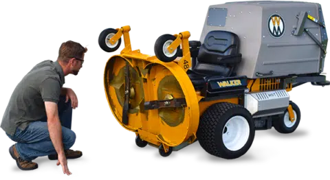 Industrial Lawn Mowers Walker Deck Tilt Up Maintenance